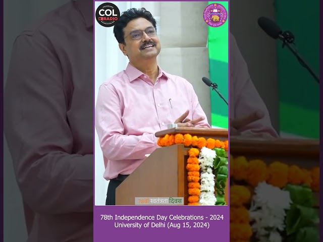 THE HIGHLIGHTS OF SPEECH : 2024 - PROF. YOGESH SINGH, VICE CHANCELOR, UNIVERSITY OF DELHI