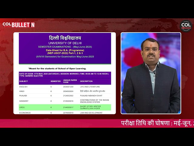 साप्ताहिक बुलेटिन (हिंदी) - 15 | 17 अप्रैल 2025