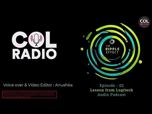  Lesson from Logitech 